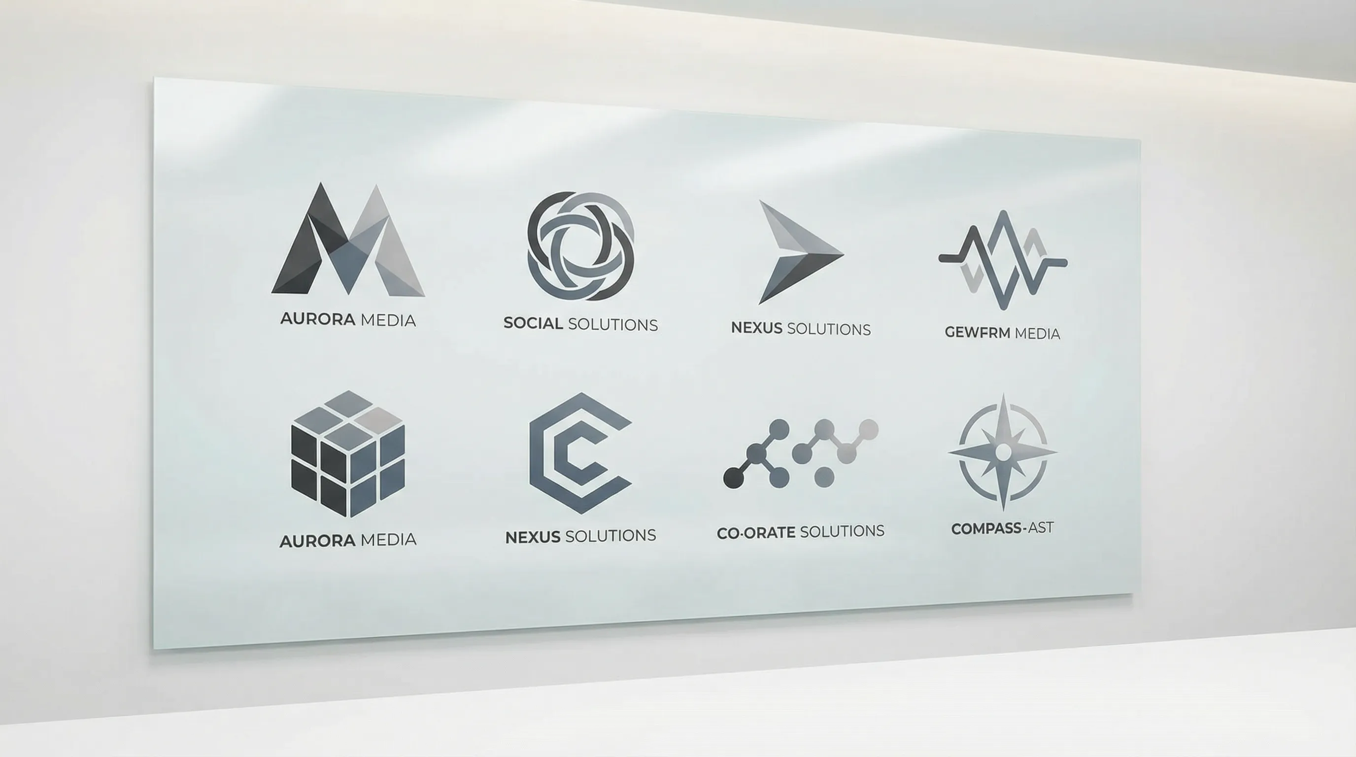 美国网购网站 媒体合作伙伴Logo展示